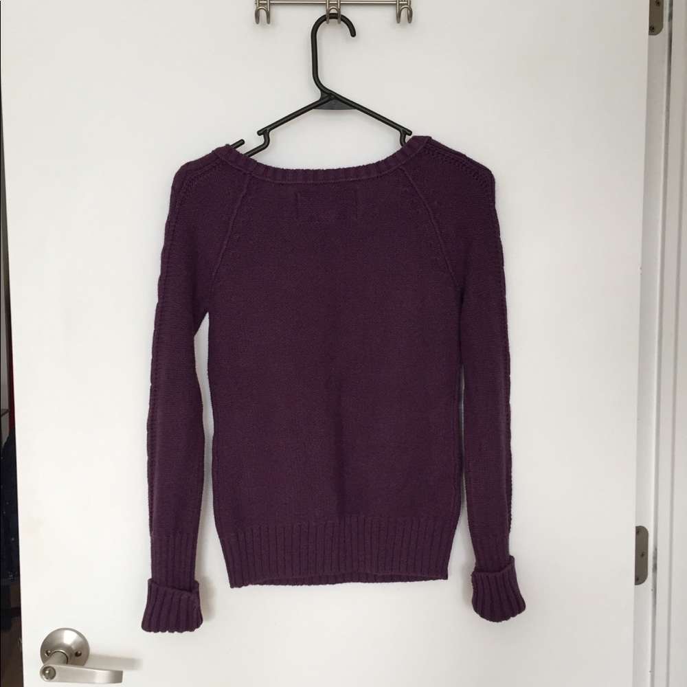 American Eagle sweater, purple, size medium